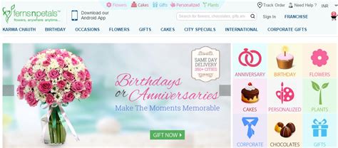 ferns and petals online shopping.
